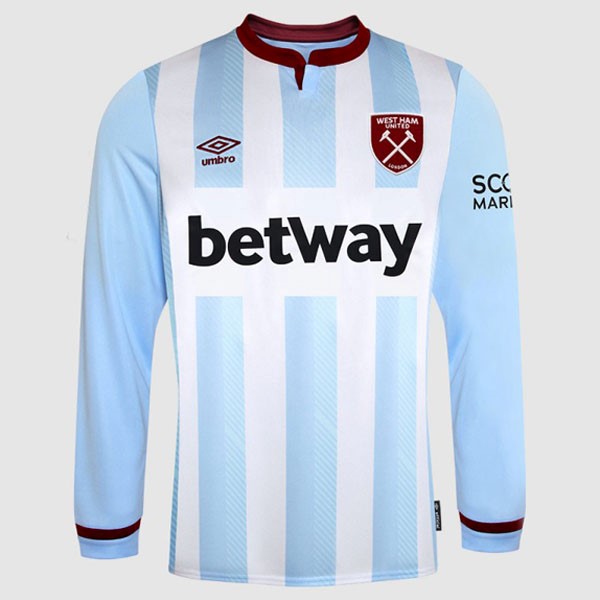 Tailandia Camiseta West Ham United 2ª ML 2021/22